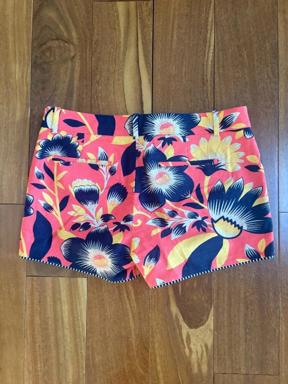 J Crew hibiscus floral shorts